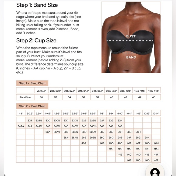 ThirdLove — 24/7 Classic Black Strapless Bra with Detachable Straps - Picture 7 of 8